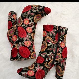 Justfab Embroidered Boots